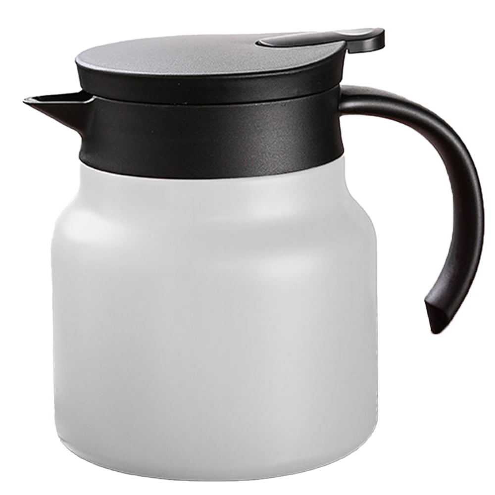 Coffee Pot Teapot Insulated Thermos Vacuum Jug, 1.5 Liter 304 Stainless  Steel Sphere Thermal Carafe Coffee Jug for Coffee Tea Hot and Cold