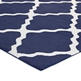 thumbnail image 3 of Modway Marja Moroccan Trellis 8x10 Area Rug in Navy and Ivory, 3 of 6