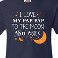 thumbnail image 4 of Inktastic I Love My Pap Pap To The Moon and Back Youth T-Shirt, 4 of 5