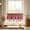 Hot Pink, variant on Talqzovs Valance Curtains,Velvet Short Curtain Window Treatment for Bedroom Living Room Kitchen 57x17.7in