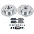 thumbnail image 3 of PowerStop Rear Z23 Evolution Sport Carbon-Fiber Ceramic Brake Pad and Drilled & Slotted Rotor Kit Fits: BUICK CHEVROLET Select Models K5544, 3 of 10