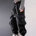 thumbnail image 6 of Nmmacb 5-11Y Kids Cargo Pants for Girls Cargo Jogger Pants Teen Girl's Casual Elastic Waist Cargo Pants with Pockets, 6 of 9
