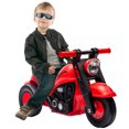 thumbnail image 1 of Qaba Voiture Pousse-Pousse pour Bébé de 2 à 5 Ans avec Musique, Bulles, Rouge, 1 of 9