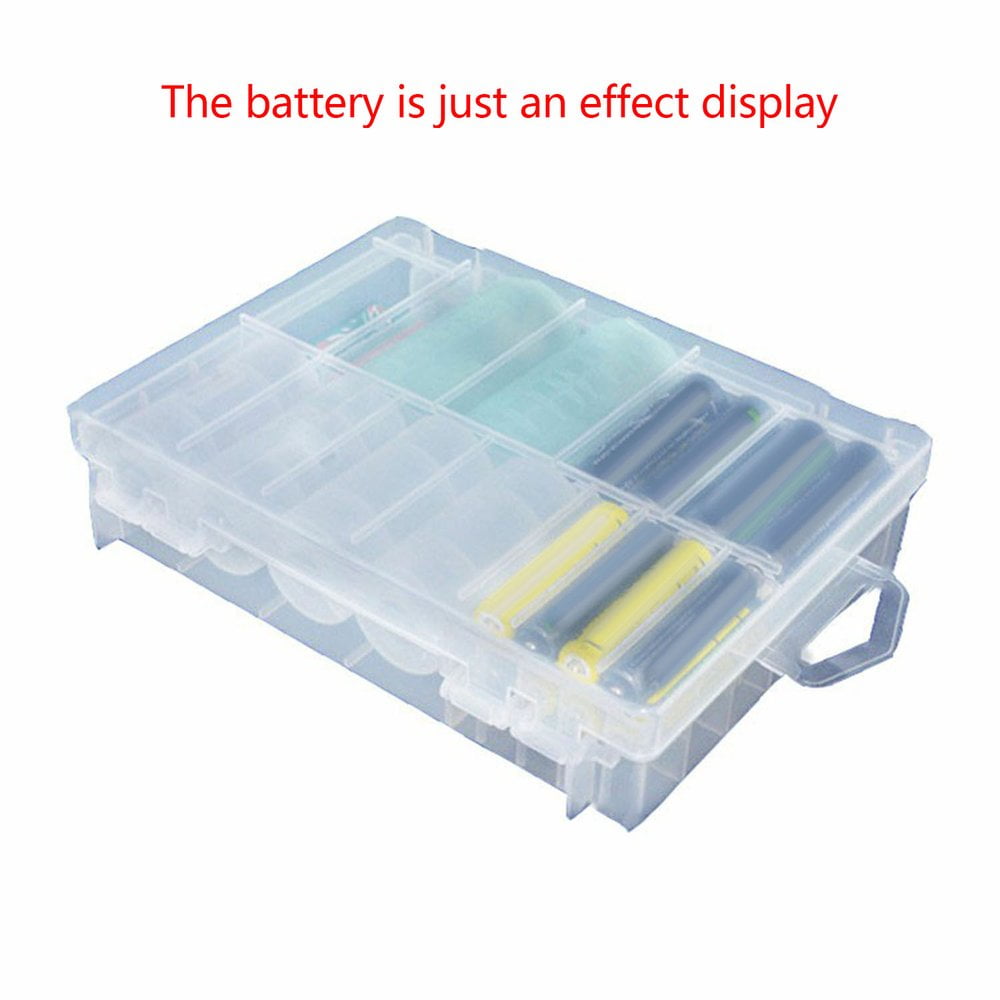 PLB003M No. 5/AA No. 7/AAA No. 2 Large Universal Battery Storage Box