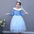 thumbnail image 4 of HAWEE Winter Elsa Snow Princess Adventure Costume for Girls Snow Queen Theme Party Dress up, 4 of 7