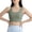 Green, variant on Racerback Sports Bra for Women Scoop Neck Breathable Full Coverage Yoga Fitness Tank Top Wireless Workout Gym Comfortable Bra Brown S