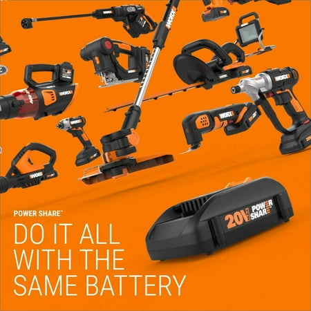 hedge trimmer wg261 0ah 20v worx