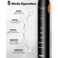 thumbnail image 5 of MySmile Rechargeable Sonic Electric Toothbrush for Adults, Enamel Safe Toothbrush, 6 Replace Heads 5 Deep Cleaning Modes, Black, 5 of 8