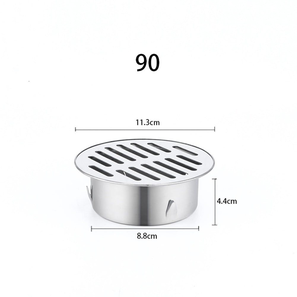 Uxcell 5 Inch Dia Stainless Steel Round Sink Floor Drain Strainer Cover