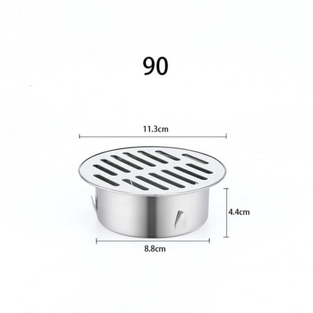 

Stainless Steel Balcony Drainage Roof Round Floor Drain Cover Rain Pipe Cap