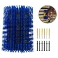 thumbnail image 1 of Cepillo rascador para ganado perfecl kit de aseo para caballos azul, 1 of 8