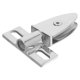 thumbnail image 1 of Houderco Bisagra Para Puerta De Ducha De Vidrio Con Instalación Sencilla Y Mecanismo Silencioso Bidireccional, 1 of 8
