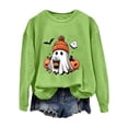 thumbnail image 1 of WZXFASHION Chandail à Capuchon Sans Capuche pour Femmes, Mode Décontractée, Imprimé, Col Rond, Liquidation, Offres du Jour, Prime, Chandail à Capuchon à Fermeture à Glissière Brodé, 1 of 4