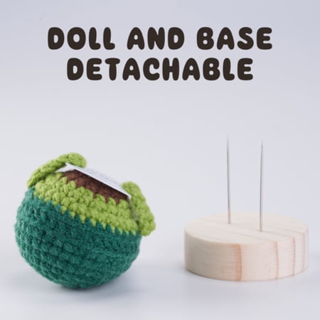 Creative Positive Crochet Knitted Avocado Doll Gift with Encouraging Card for Friends Family Party Decoration - Funny Mini Toy Inspiration for Birthdays. No Weekend Delivery.