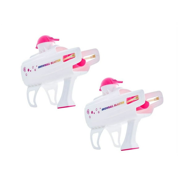 Superio Snow Sand Beach Toys Snowball Launcher Blaster Gun, 2 Pink