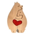 thumbnail image 1 of Statue Model  Cute Elephant Shape Wood Decorative Detachable Statue Display for Mother‘s Day, 1 of 8