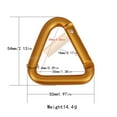 thumbnail image 2 of Triangle - Shaped Heavy - Duty Climbing Carabiner Clips, 2 of 3