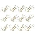 thumbnail image 4 of 100Pcs Cute Metal Paper Clips,Bow Airplane Shaped Gold Mini Paper Clips Electroplated Gold Paper Clips Marking Document Organizing Clip For Office School And Personal, 4 of 8