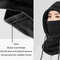 thumbnail image 2 of Tumao Balaclava Face Mask Windproof Face Mask Winter Warm Neck Cover Helmet Hood for Men Women, 2 of 4