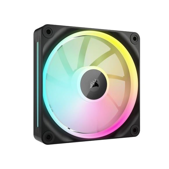 Ventilador Corsair iCUE LINK LX120 RGB 120 mm PWM, paquete único, negro