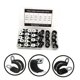 thumbnail image 5 of unbranded 42Ud Abrazaderas De Cable Con Amortiguador De Goma Y Inoxidable Color Negro, 5 of 8