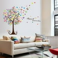 thumbnail image 3 of Langgg Wall Sticker Tree Adhesive Poster DIY Art Stylish Stickers Background Decor for Corridor Wall Bedroom Living Room, 3 of 6