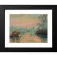 thumbnail image 2 of Tadeusz Makowski 24x19 Black Modern Framed Museum Art Print Titled - Landscape at Sunset (1906), 2 of 5