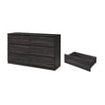 thumbnail image 5 of Hodedah 6-Drawer Dresser in Walnut, 5 of 6