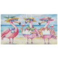 thumbnail image 2 of WOBOGO Traveling Flamingos File Folders Extra Large Capacity to Hold 200 Sheets of Documents Hard Shell Ring Binder for School Home Office, 2 of 10