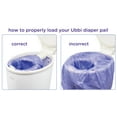 Ubbi Diaper Pail Plastic Bags, 75 Count, 13Gallon
