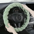thumbnail image 6 of 15 Inches Furry Car Steering Wheel Cover, Automotive Fluffy Soft Breathable Warm Non-Slip Vehicle Steering Wheel Protector Interior Decoration for Man Women, Universal for Most Vehicles, 6 of 9