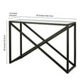 thumbnail image 5 of Evelyn&Zoe Calix 42" Wide Rectangular Console Table, Blackened Bronze, 5 of 9
