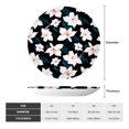 thumbnail image 2 of Gaeub Lilies Flowers Print Ceramic Plate,Dinner Plates,Bone China Decorative Plates with Display Stand,Art Ceramic Ornaments for Wall Hanging Decoration-7in, 2 of 6