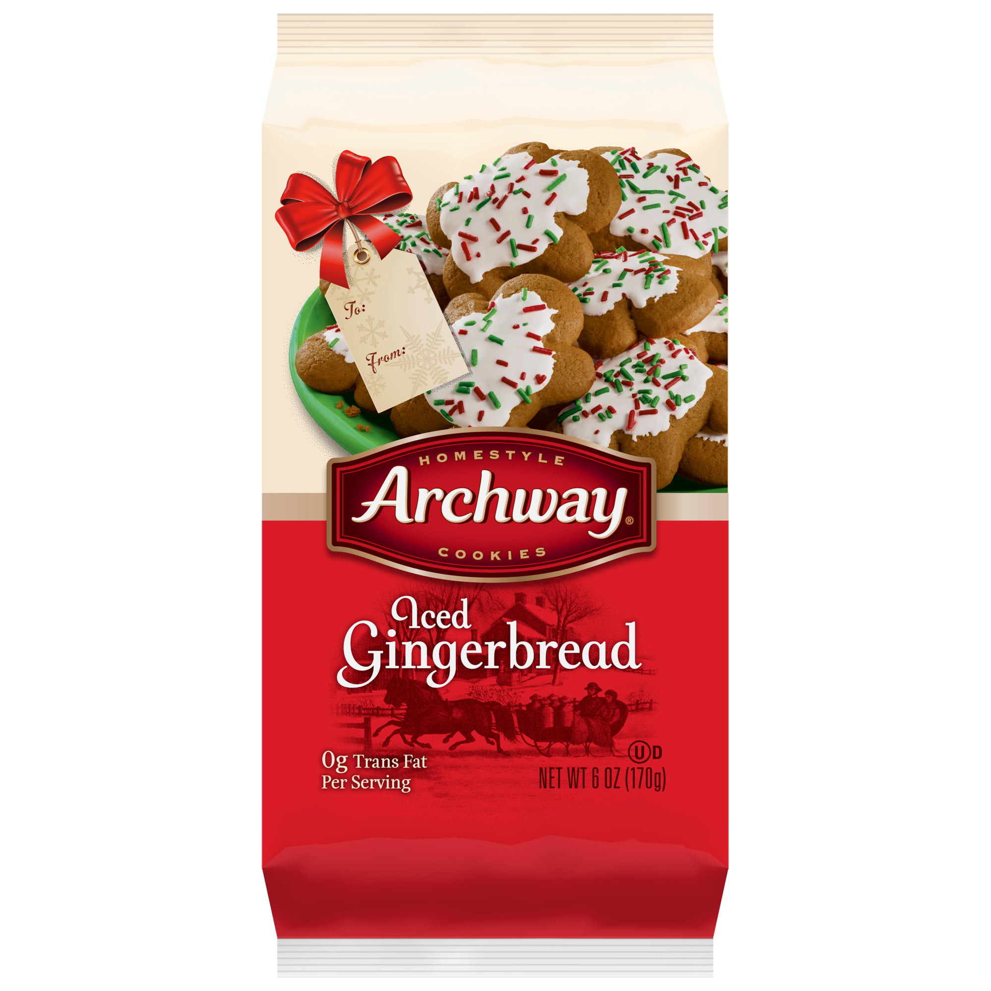 Archway Iced Gingerbread Cookies, 6 Oz - Walmart.com. 