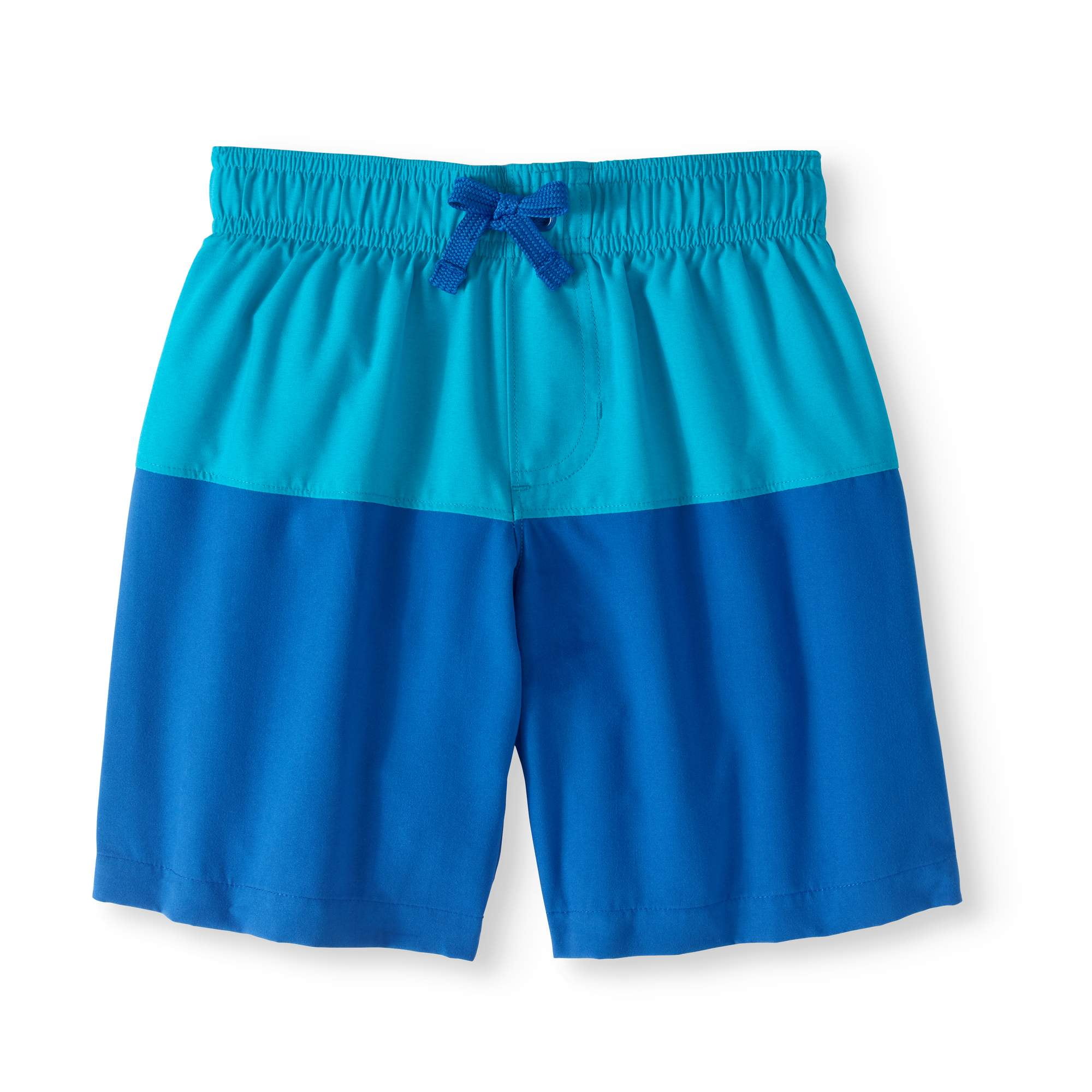 Boy's Color Block Swim Trunks - Walmart.com