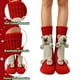 thumbnail image 4 of Calcetines navideños para dormir, bonitos calcetines tridimensionales de lana gruesa y cálida para mujer en invierno., 4 of 4