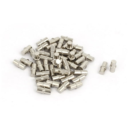 

Unique BargainsCabinet Wardrobe Shelf Support Pins Studs Pegs Silver Tone 6mmx15mm 50pcs