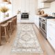 thumbnail image 4 of Alfombra YouFortong, lavable, 90 x 240 cm, color beige, para pasillo, 4 of 6
