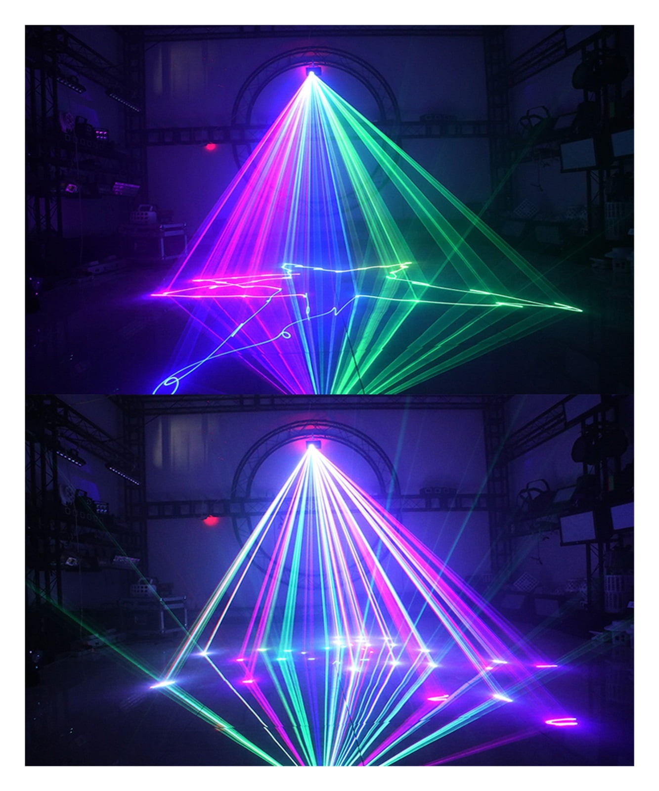 Dj 500mw RGB Beam Scanning Line Projector Disco Lights Party For Home Festival Stage Light