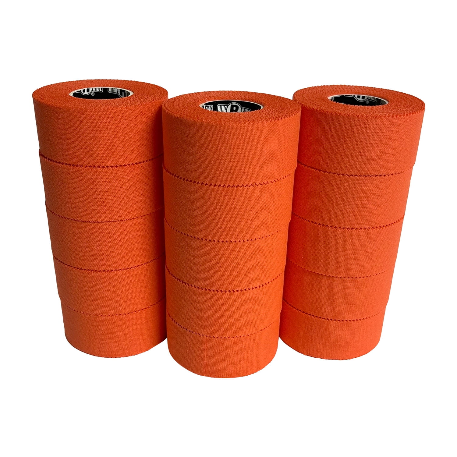 Ringside 1" Athletic Trainers Tape, 30 Feet, Adhesive and Easy to Tear, Orange, 15 Pack