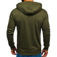 thumbnail image 4 of Outfmvch Hoodies For Men Hoodie Thick Fleece Custom Graphic Printed Hooded Shirt Sweat Men Luxury Hoodie Zip Up Hoodie Green 2Xl, 4 of 7