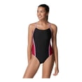 thumbnail image 1 of Traje de baño Speedo  Mujer Solid Splice Relay Violeta 7192101-540, 1 of 7