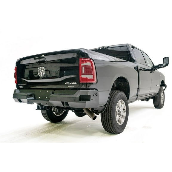 19-C Ram 2500/3500 New Body Style Premium Matte Black Bumper Rear