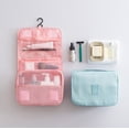 thumbnail image 4 of Foldable Travel Cosmetic Bag Outdoor Storage Bag Large Capacity Portable Hanging Hook Washing Bag, 4 of 7
