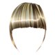 thumbnail image 2 of Pelucas con flequillo para mujer, peluca ondulada suelta, trenza, diadema, flequillo sintético, extensiones de cabello con flequillo térmico para mujer, un solo cepillo, 2 of 2