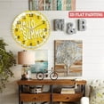 thumbnail image 6 of Decorative Clocks: Lemon Slice Hello Summer Lemon Glass Wall Clock,  Lemon Decor Wall Clock  for Homes, Bars, Offices, Man Caves, Garages, And Living Rooms .Also Makes A Great Gift. Style 12×12inch, 6 of 8