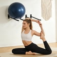 thumbnail image 4 of BotaniNest Yoga Racks Metal Exercise Wall Holder Gym Garage Ladder Fitness Rack Metal Storage Rack For Basketballs Volleyballs Yoga Football, 4 of 4