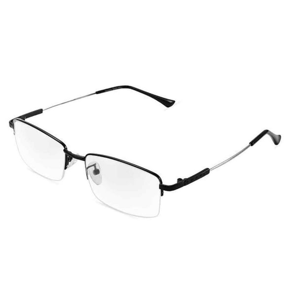 Memory Titanium Anti-Blue Light Presbyopia Glasses Men's Automatic Zoom Progressive Multifocal Far and Near Dual-purpose Presbyopia Glasses-Black-250