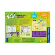 Thames & Kosmos Ooze Labs Chemistry Station Science Experiment Kit, 20 Non-Hazardous Experiments Including Safe Slime, Chromatography, Acids, Bases & More 6+