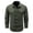 Army Green, variant on Fishing Shirts for Men Button Down Long Sleeve Work Shirts with Hidden Zipper Pocket, Quick Dry, Sun Protection, Outdoor Hiking Cargo Shirt